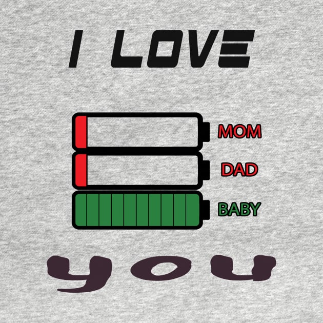 i love you-dad-mom by your best store